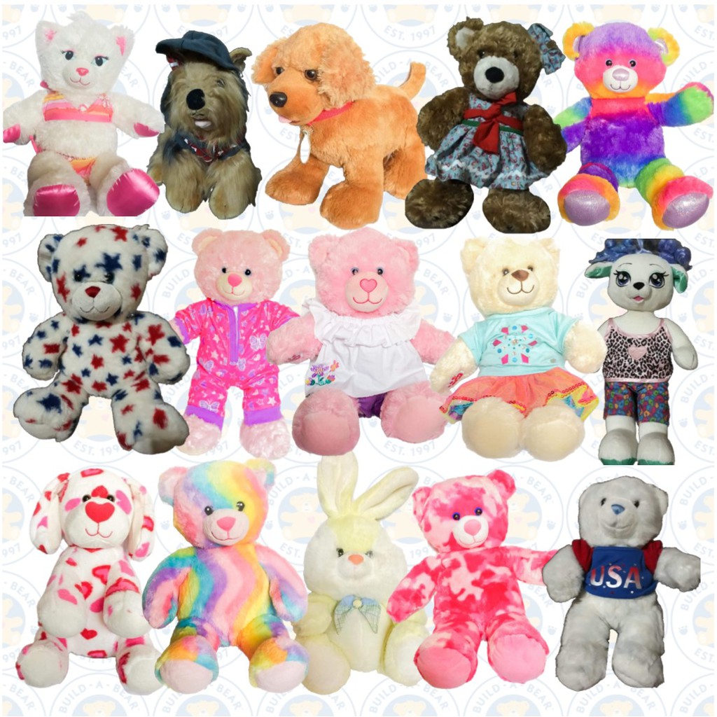 Authentic BuildABear Stuffed Toys Collection1 Shopee
