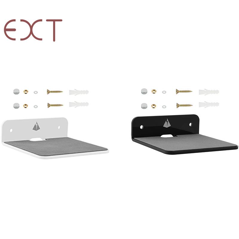 Wall Shelf Speaker Stand, Small Wall Shelf Speaker Mount (White