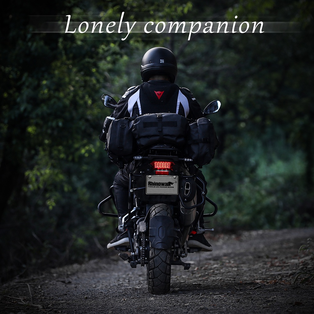 Rhinowalk 8L30L Waterproof modular motorcycle bag motorcycle Saddle Bag Motocross rear Seat Bag