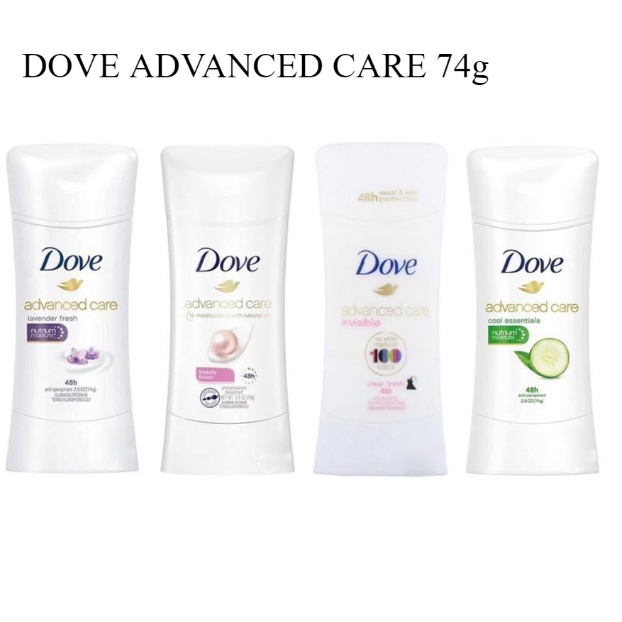Dove Advanced Care Antiperspirant Deodorant 74g Shopee Philippines
