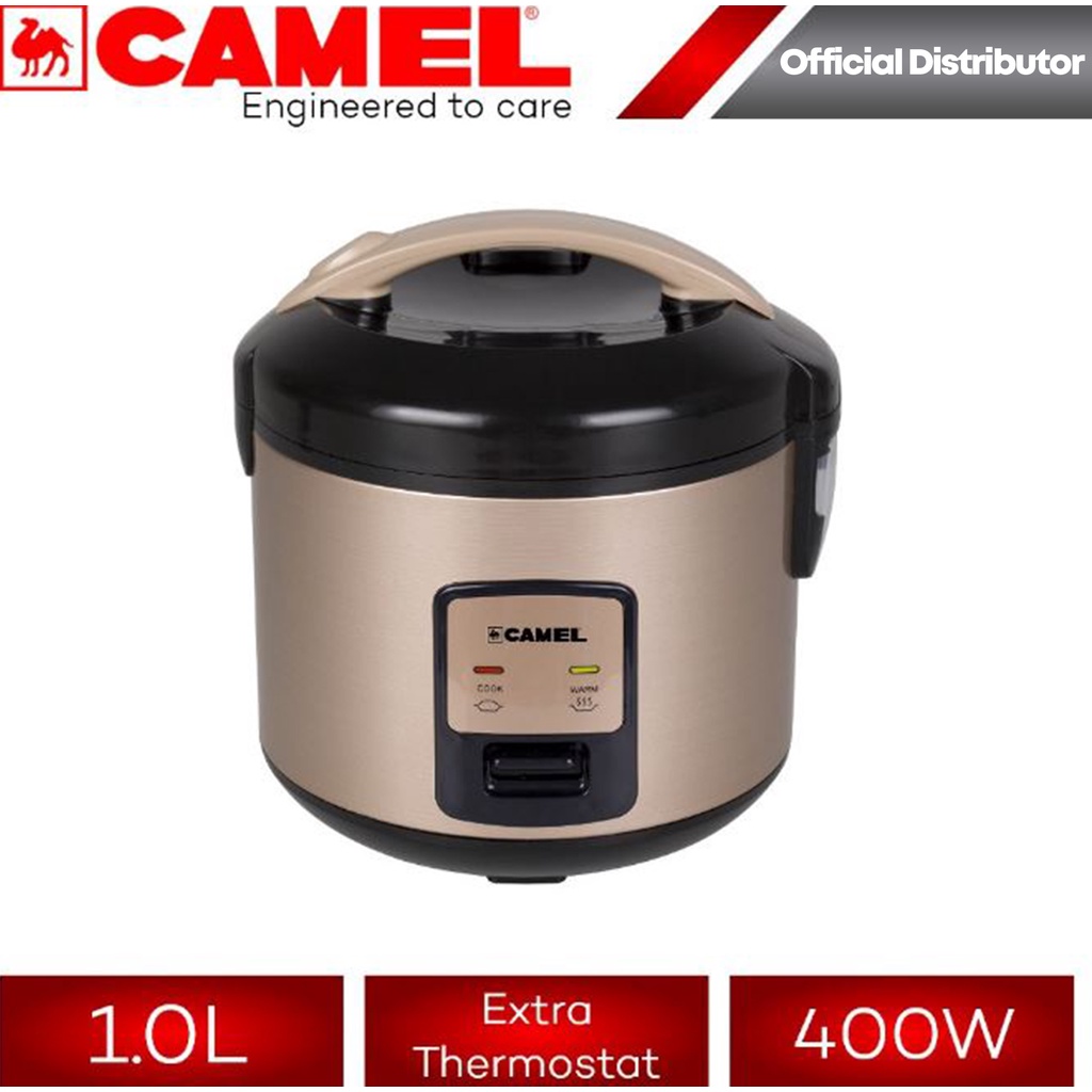 Camel Appliance CRJ401 1.0L Elegant JarType Rice Cooker with Steamer