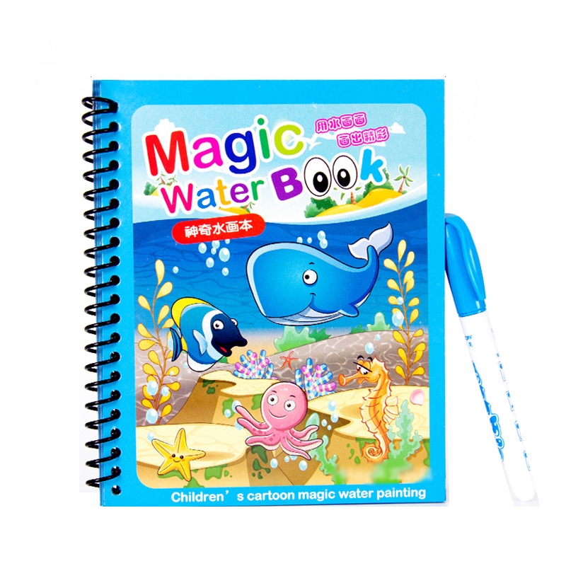 Children's manual creativity magic water painting book graffiti