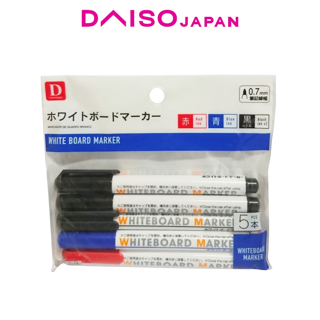 Daiso Classic Whiteboard Set 5 pcs Shopee Philippines