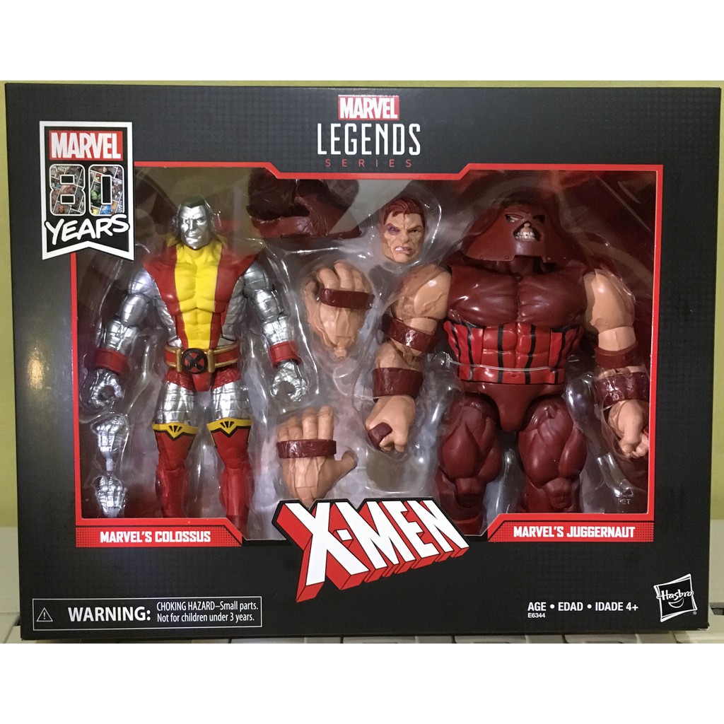 Marvel Legends 80th Anniversary Xmen Colossus and Juggernaut 2pack