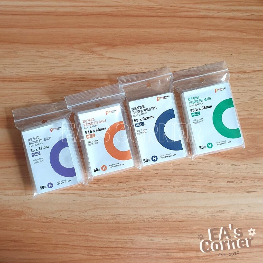 [EA's Corner] [Pack] Popcorn Games Card Sleeves (Hard) 56x87mm 57
