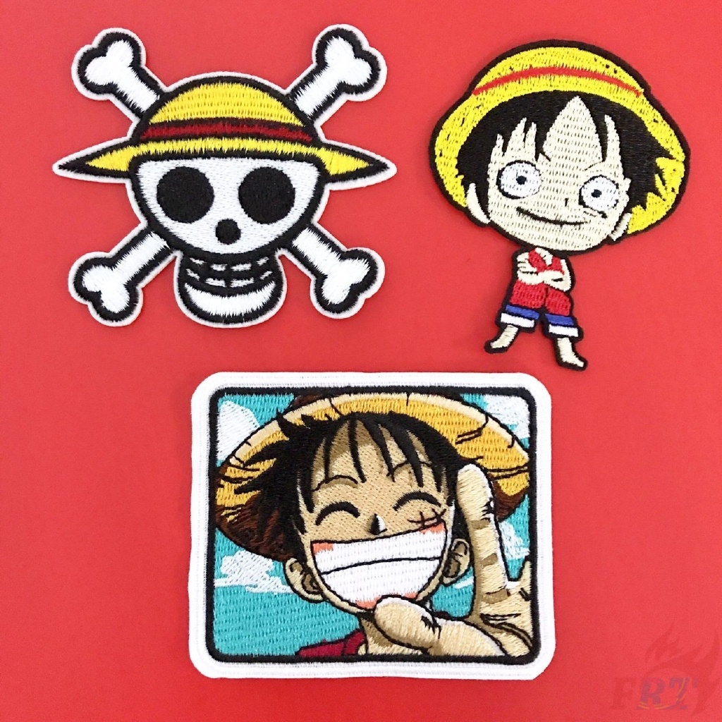 ☸ Anime：ONE PIECE Patch ☸ 1Pc Luffy Diy Sew on Iron on