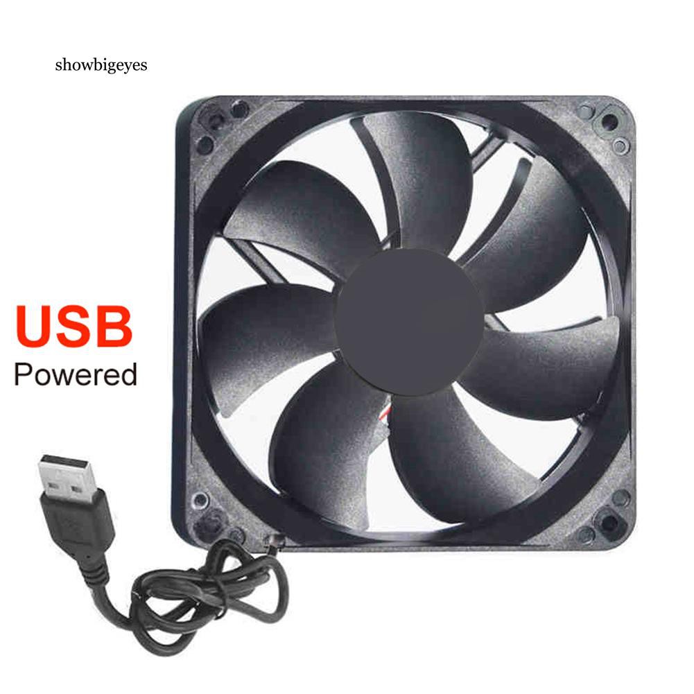 SGEE 12cm 1200RPM 5V USB Cooling Fan Cooler for PC Computer Case Router