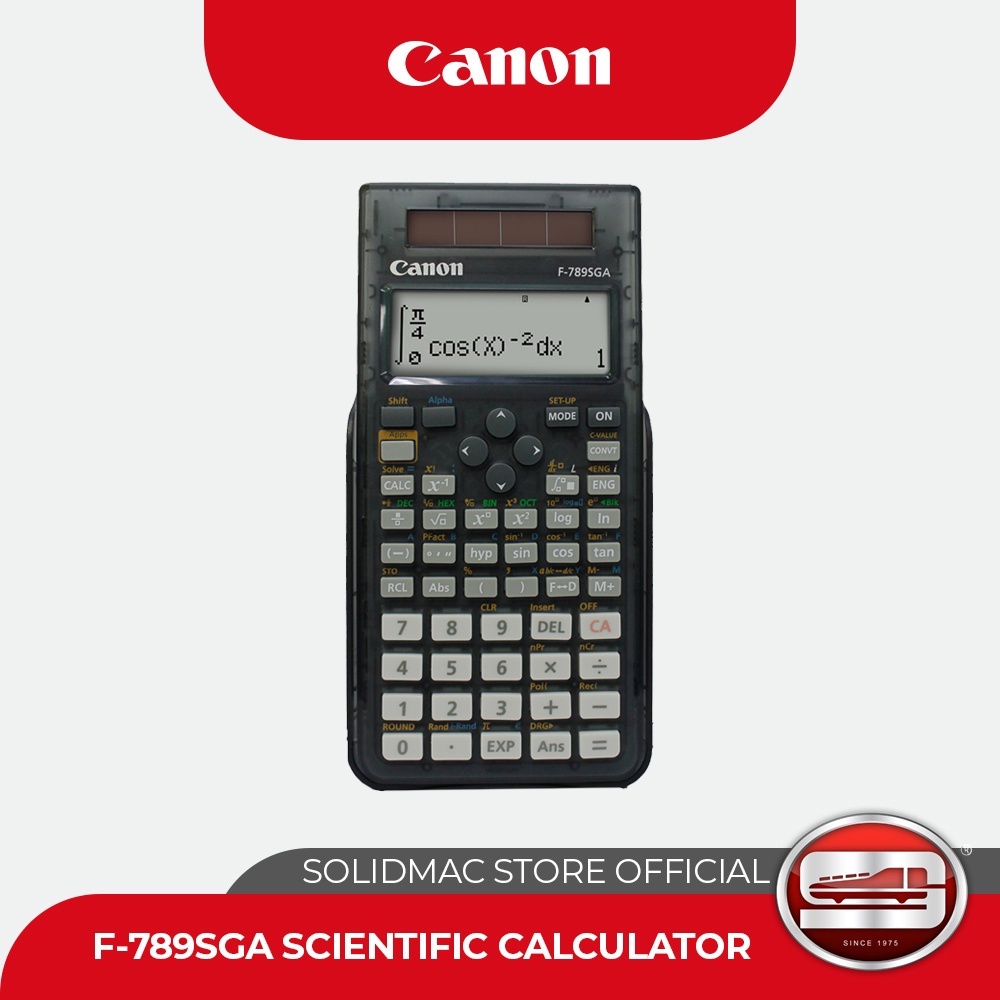 Canon F789SGA Scientific Calculator (Transparent Casing) Shopee