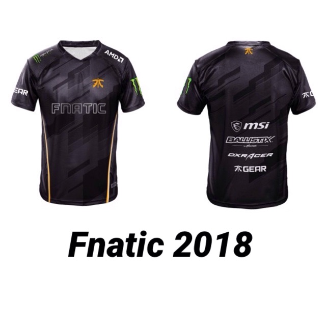 Fnatic 2018 ESports Jersey Shopee Philippines