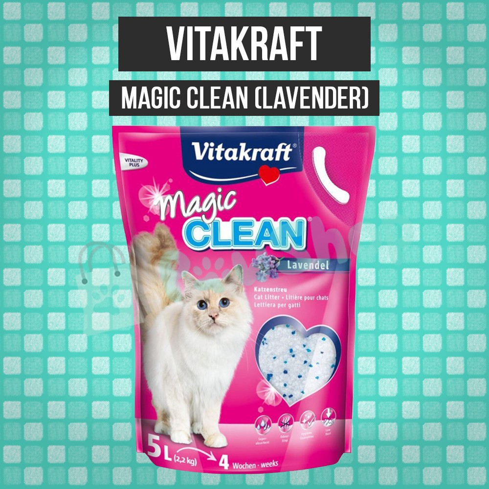VITAKRAFT MAGIC CLEAN DUST FREE PEARL SILICA LAVENDER 5L