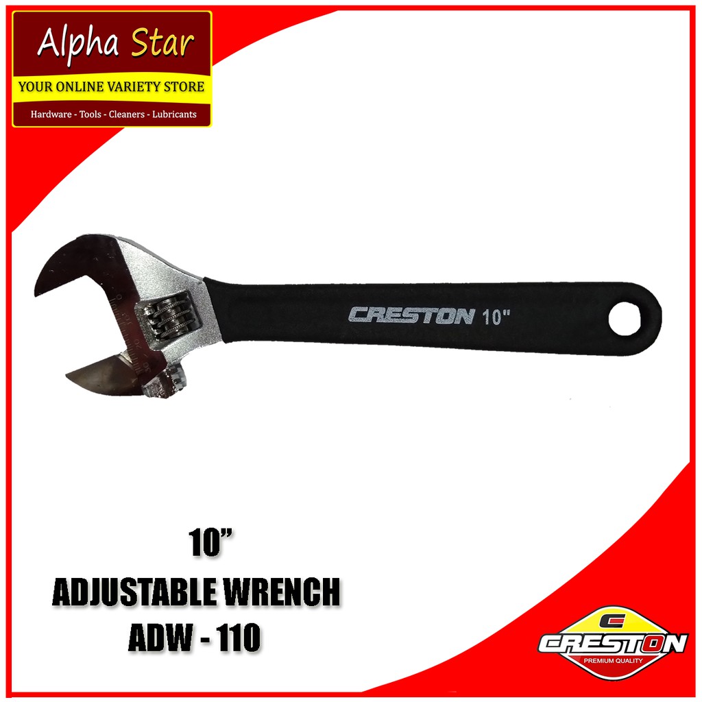 Creston Adjustable Wrench 10" ADW 110 Shopee Philippines