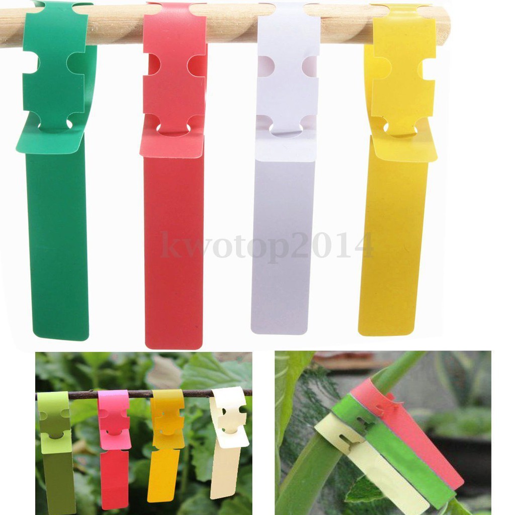 100x Plastic Waterproof Plant Hanging Tags Gardening Labels Shopee