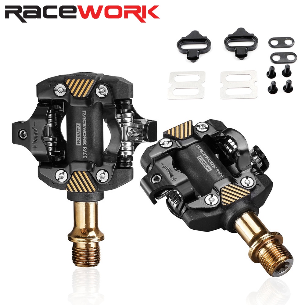 【From PH】RACEWORK MTB Cleats Pedal XM8100 Clipless Pedals Selflocking