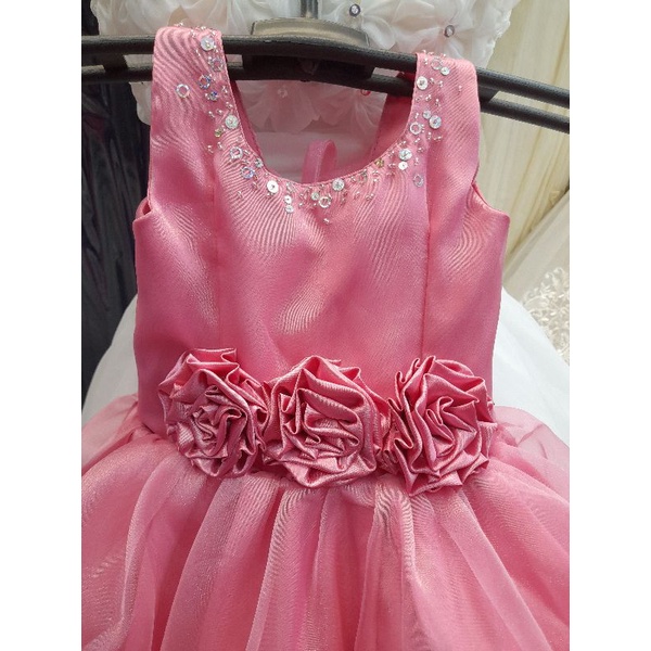 oldrose flower girl dress/gown Shopee Philippines