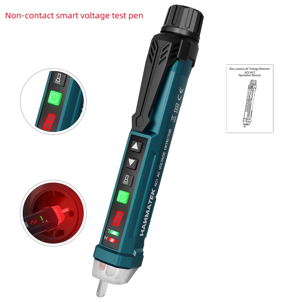 HANMATEK noncontact laser smart voltage test pen, adjustable
