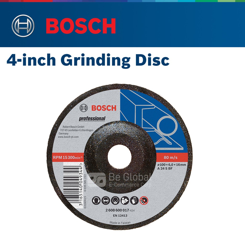 Bosch 4-inch Grinding Disc | Shopee Philippines