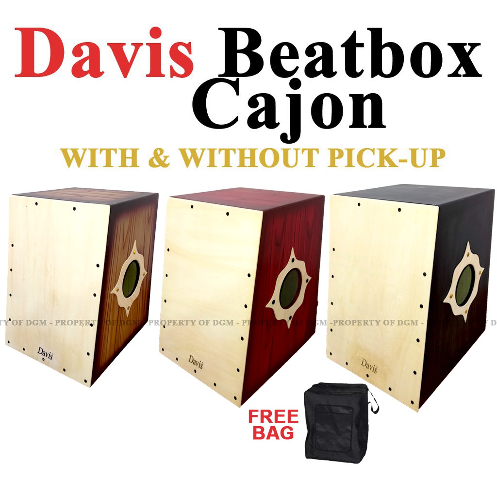 High Quality Percussion Beatbox / Cajon with or without Pickup with