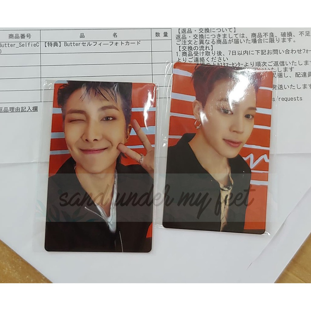 BTS BUTTER JAPAN FC JPFC POB PHOTOCARD (read description first
