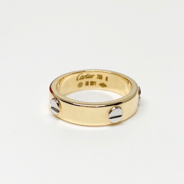 18K Saudi Gold Cartier Love Ring Twotone Shopee Philippines
