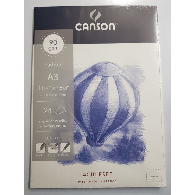 Canson sketch pad A3 ( 90 gsm) Shopee Philippines