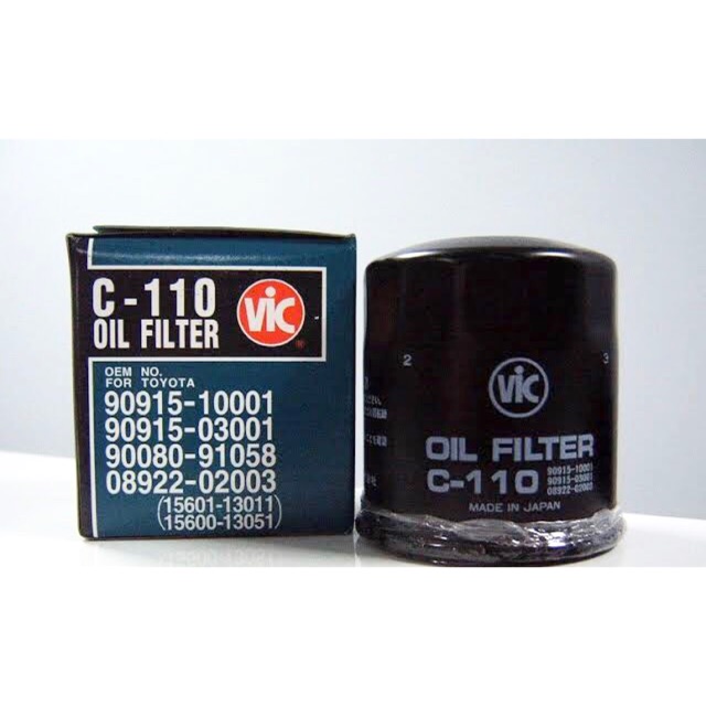 Vic oil filter C110 for Rush Vios Avanza Corolla Wigo Multicab (C110) Made in Japan
