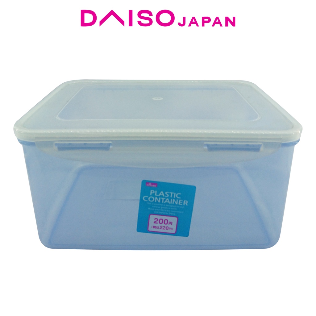 Daiso Blue Food Storage Container 3.6L Shopee Philippines