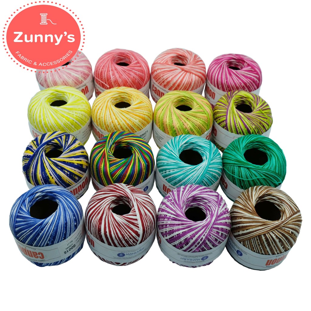 Cannon Monochromatic Crochet Yarn 175 meters 1 Shopee Philippines