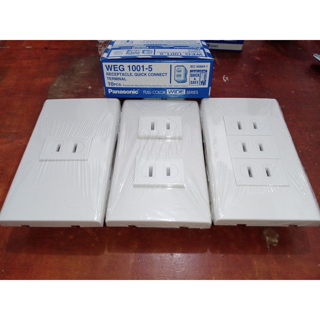 PANASONIC convenience outlet set ( wide series ) Shopee Philippines