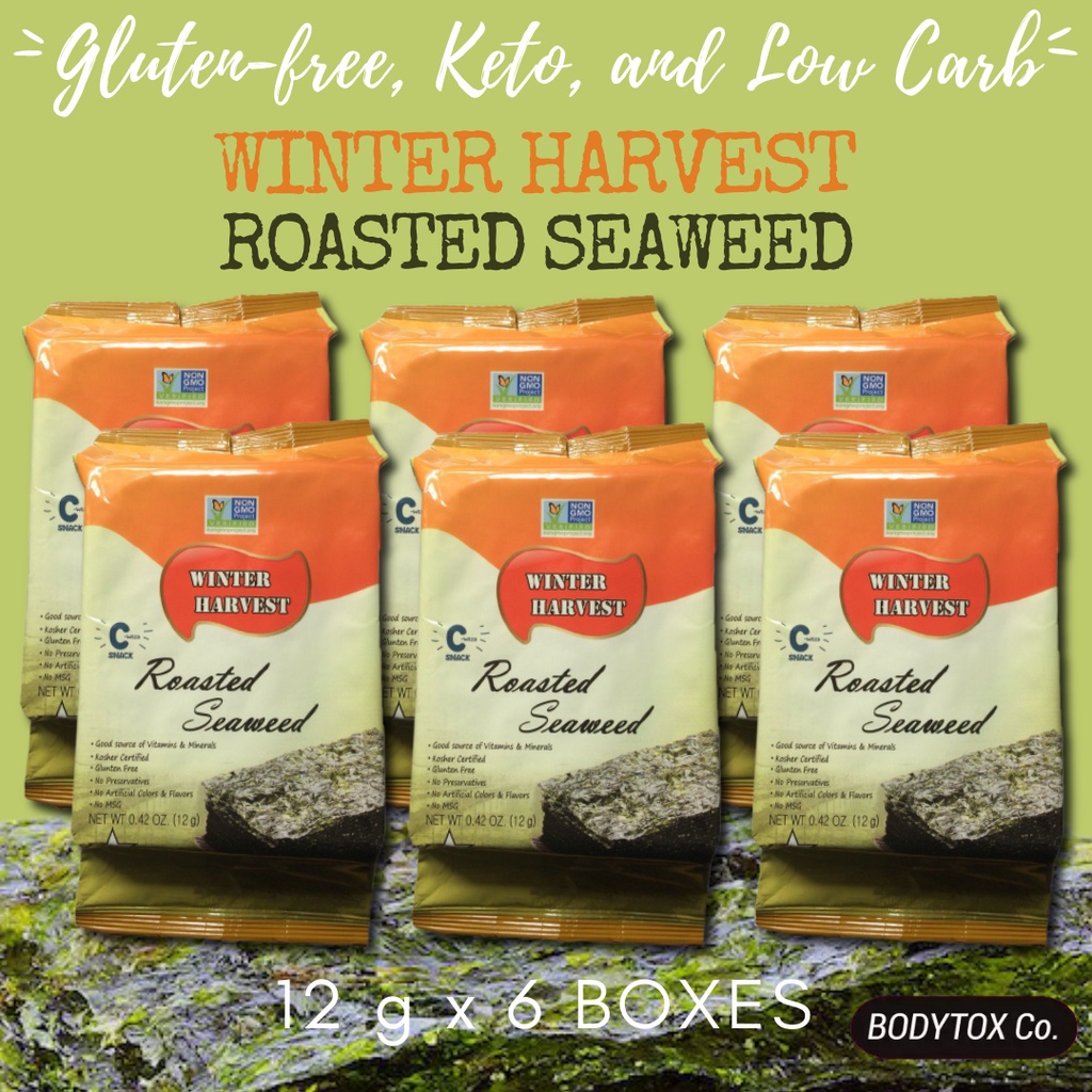 WINTER HARVEST ROASTED KOREAN DRIED SEAWEED 6 pcs x 12 g Shopee