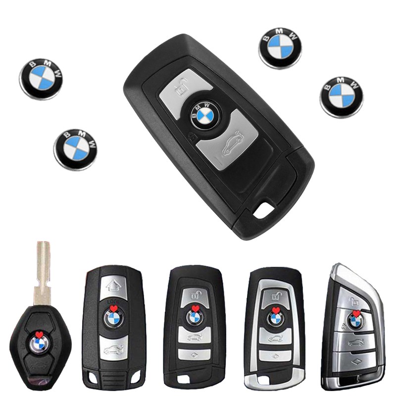 11mm Car Key Sticker for BMW Series E36 E39 E46 E90 M3 M5 M6 MSport
