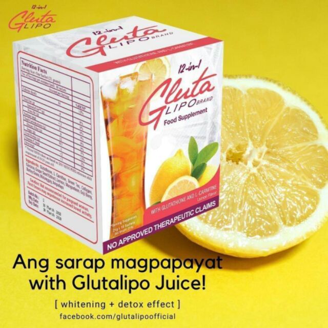 Glutalipo Slimming and Whitening Juice Shopee Philippines
