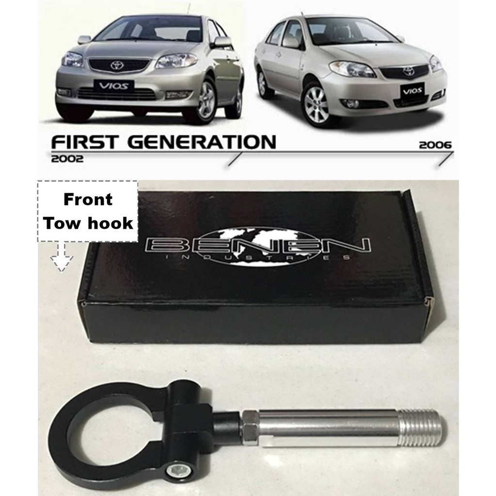 Toyota Vios Front tow hook black (20022007) Shopee Philippines