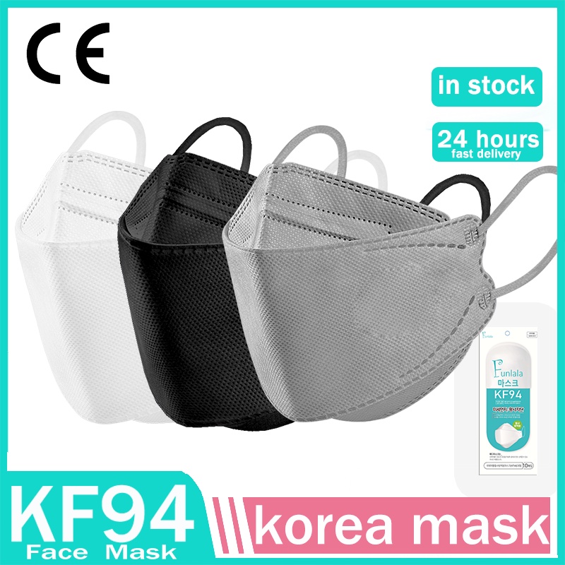 kf94 mask original 100pcs Black Disposable mask KF94 Medical Nano Respirator KF94 face mask