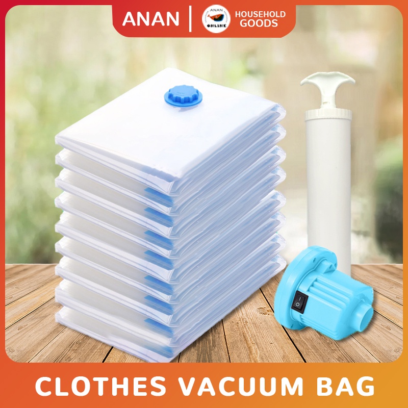 Vacuum Compressed Bag Reusable Vacuum Bag Storage Bag Foldable