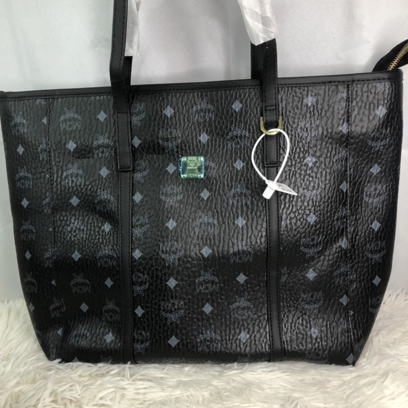 MCM TOTE BAG BLACK TOPG Shopee Philippines