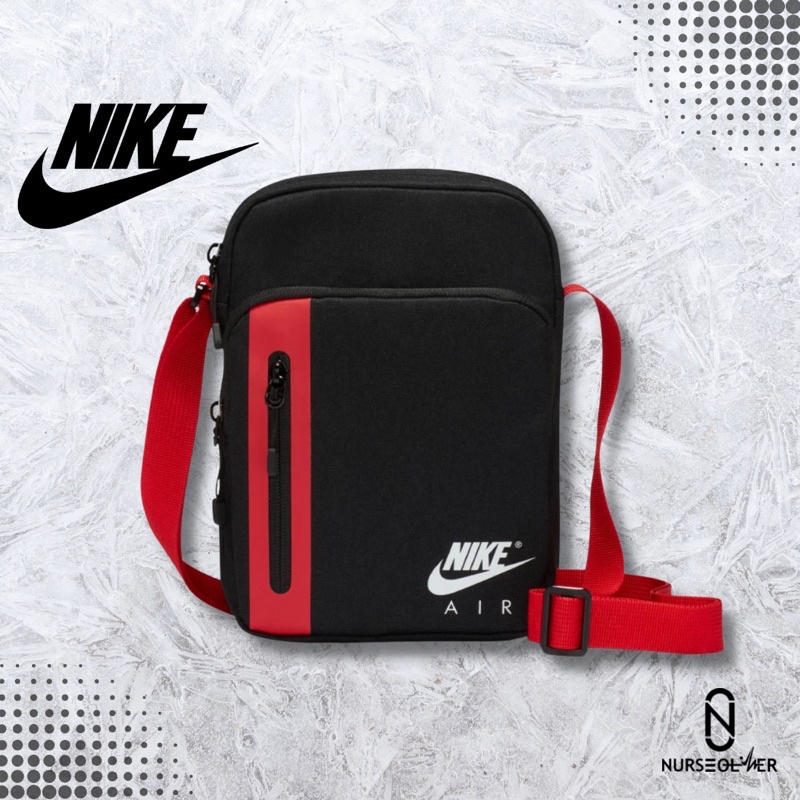 NIKE TECH CROSSBAG / SLING BAG / SHOULDER BAG / BAG RED / BLACK