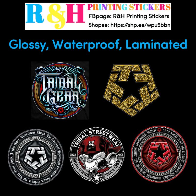 Tribal gear logo stickers Shopee Philippines