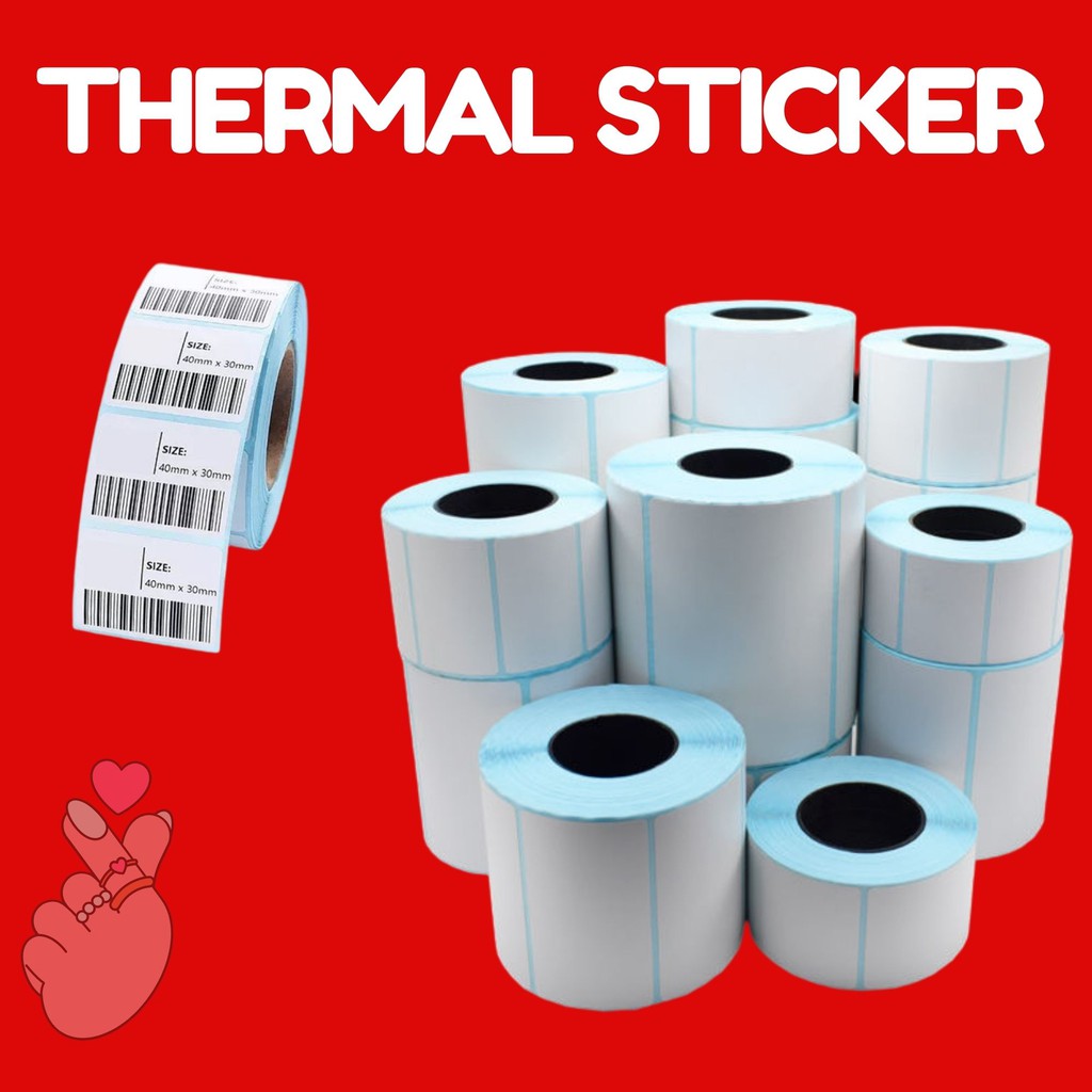 Thermal Sticker Paper , Barcode Sticker , Label Stcker milk tea sticker