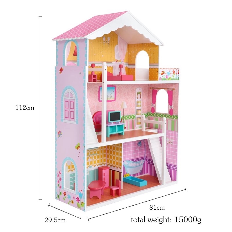 Big Wooden Doll House Shopee Philippines