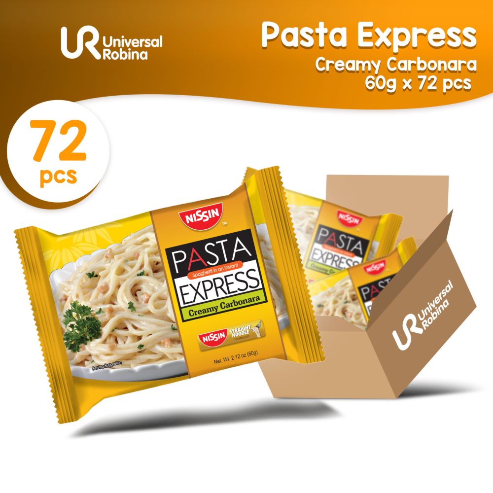 Nissin Pasta Express Creamy Carbonara (60g) 72 pcs Shopee Philippines