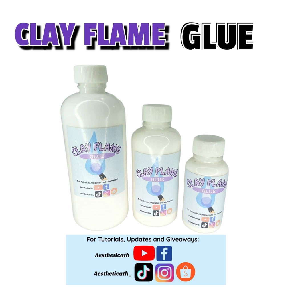 Clay Flame Glue for air dry clay (Clay Glue) Shopee Philippines
