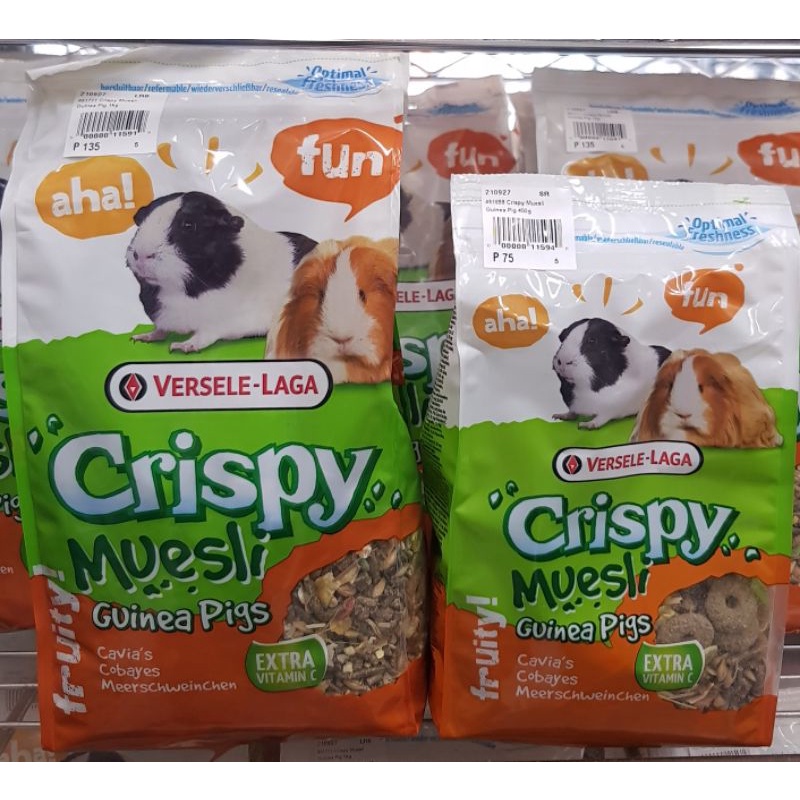VerseleLaga Crispy Muesli Guinea Pig Food 400g / 1kg Shopee