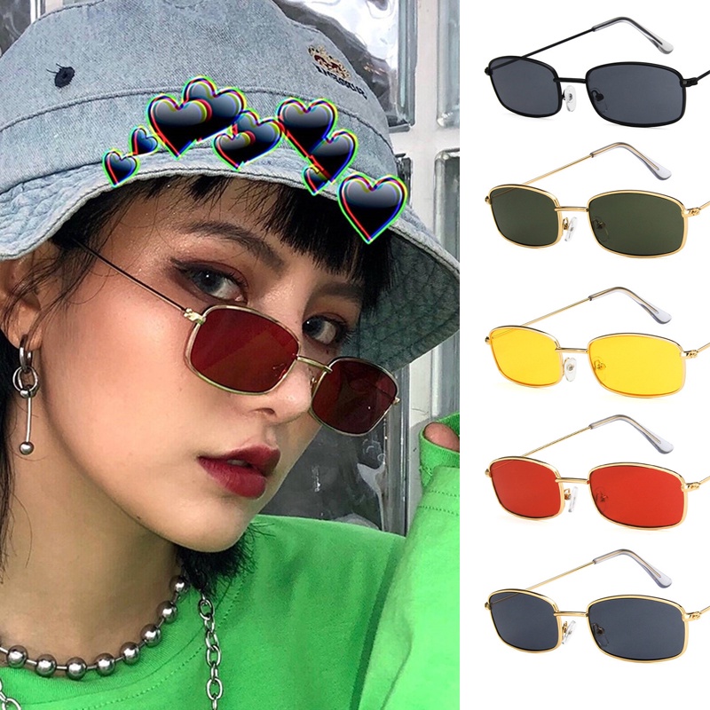【READY STOCK】Korean Ulzzang Retro Small Sunglasses Women/Men Shopee