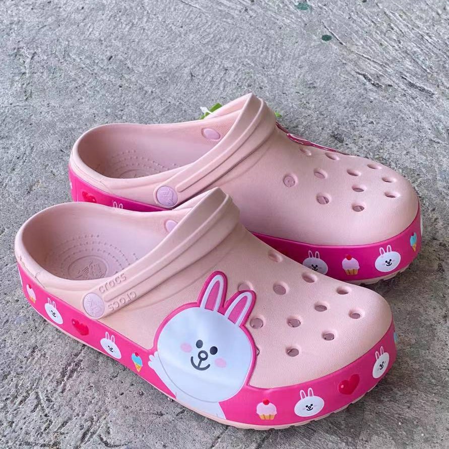 Crocs Clogs Cute Line Chat Emoji Design for women Shopee Philippines