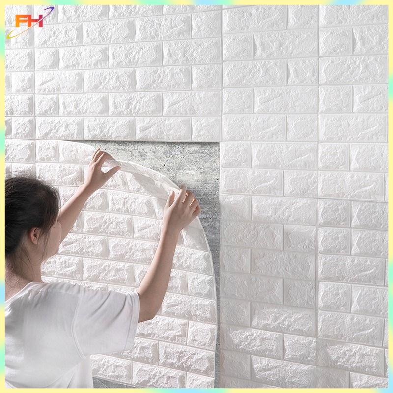 BIG SALE 38x35cm Wallpaper Foam Brick 3D Wall Sticker Self Adhesive