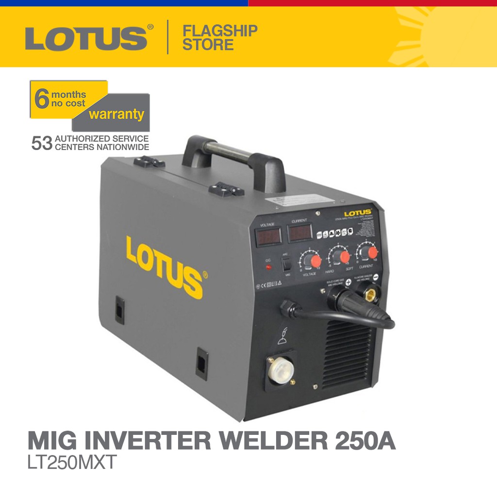 Lotus MIG Inverter Welder 250A LT250MXT Shopee Philippines