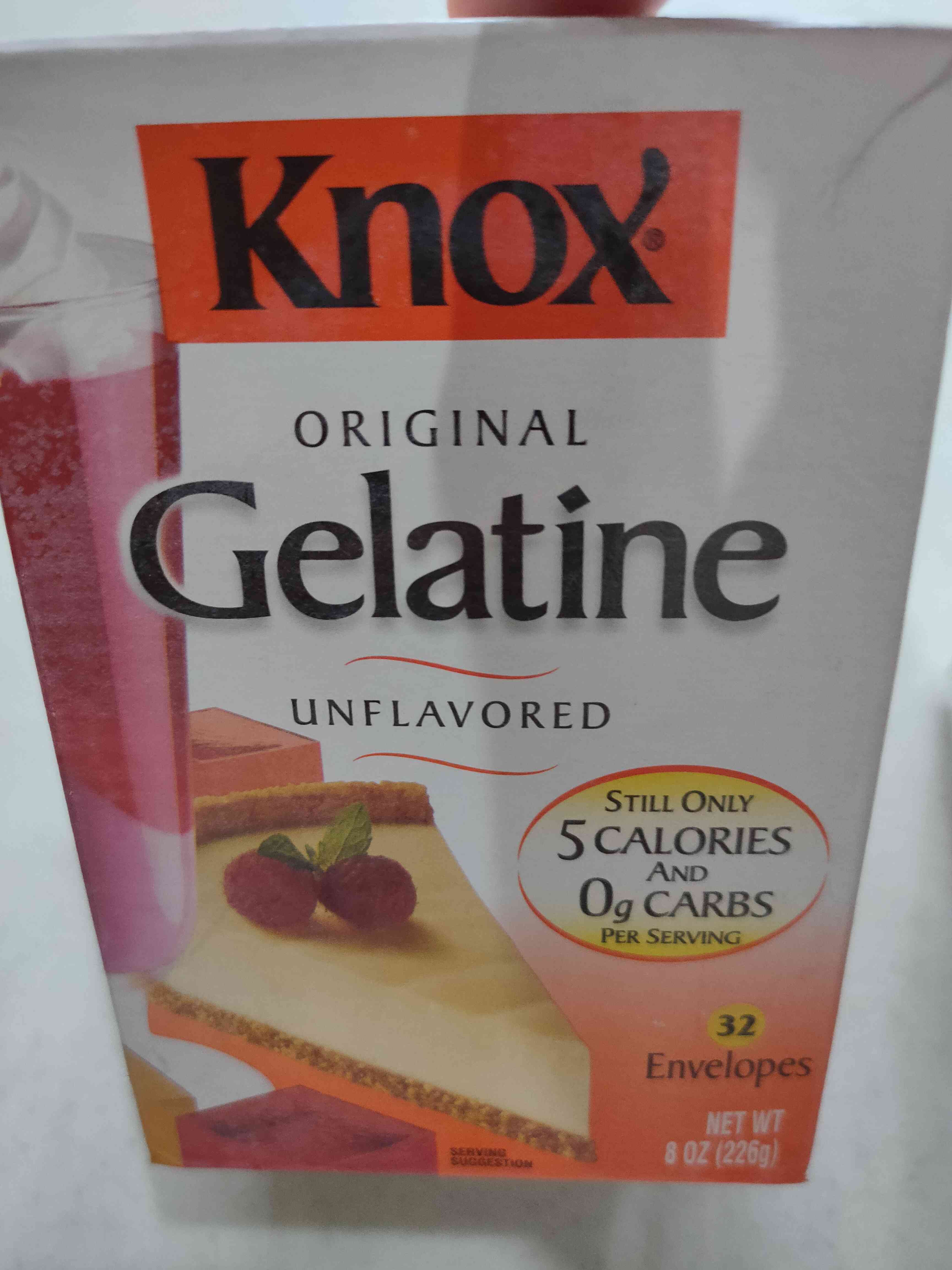 Knox Gelatine Unflavored 1 Box of 32 Envelopes Keto Shopee Philippines