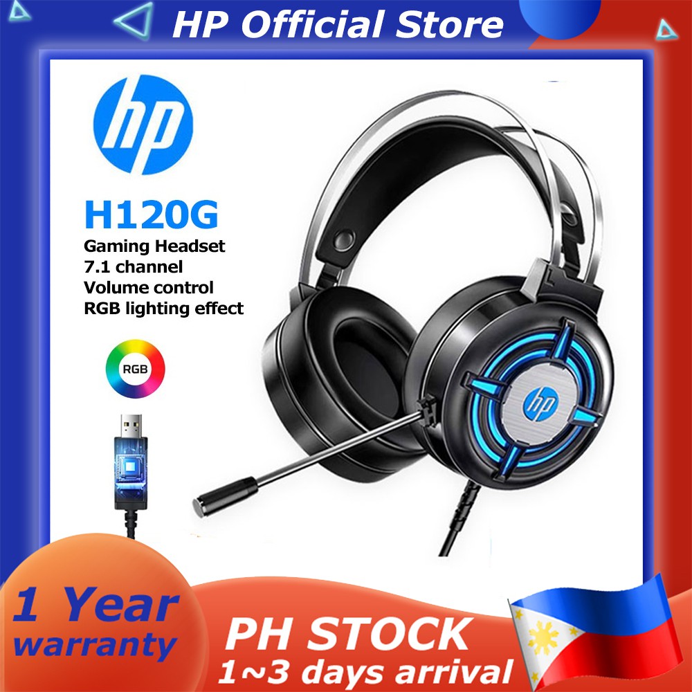 HP H120G / H320GS / H220GS Gaming Headset Heavy Bass Cool Lights PC