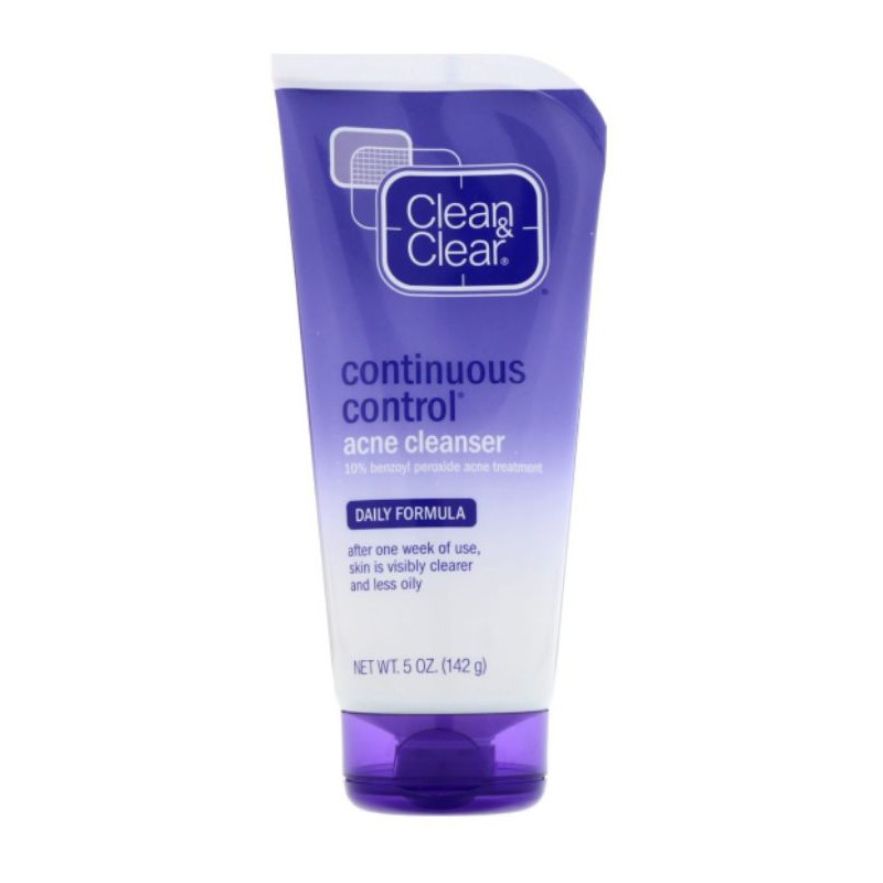(Benzoyl Peroxide) Clean & and Clear Continuous Control Acne Cleanser