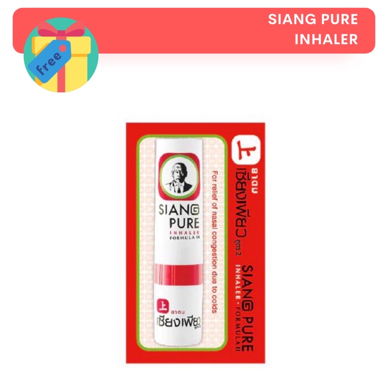 Siang Pure Nasal Inhaler Thailand's Best Nasal Inhaler & Oil (2 in 1